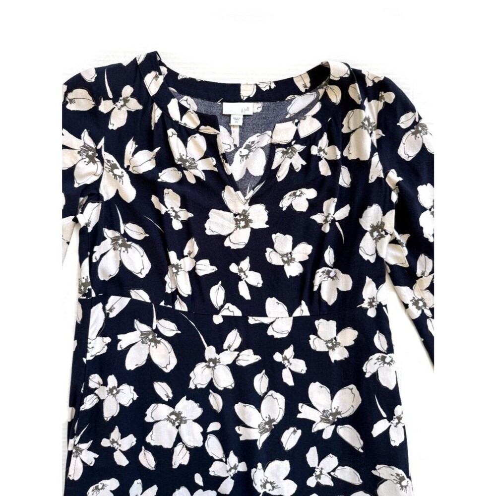 J. Jill Floral Tunic Shift Dress - Picture 4 of 7